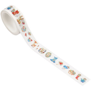 Клейкая лента декоративная Meshu "Cute toys", 1,5 см*3м