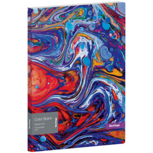 Папка 10 вкладышей 17 мм, Berlingo "Color Storm", рисунок, 0,6 мм, внутренний карман
