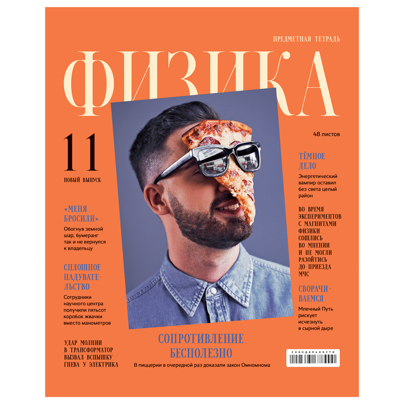 Тетрадь предметная 48л. BG "Скандальности" - Физика, глянцевая ламинация — изображение 2