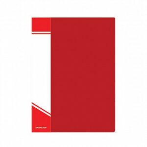 Папка 20 вкладышей А5, Inформат, красная, 0,55 мм