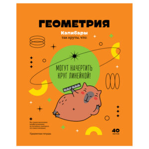 Тетрадь предметная 40л. BG "Записки школьника" - Геометрия , эконом