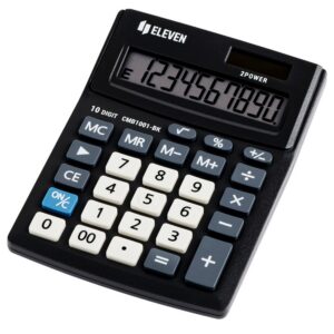 Калькулятор настольный Eleven Business Line CMB1001-BK, 10 разрядов, двойное питание, 102*137*31 мм