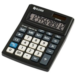 Калькулятор настольный Eleven Business Line CMB1201-BK, 12 разрядов, двойное питание, 102*137*31 мм